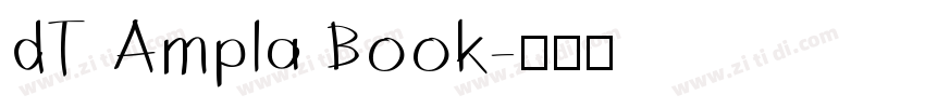 dT Ampla Book字体转换